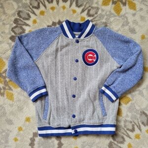 Kids Cubs Baseball Button-Up